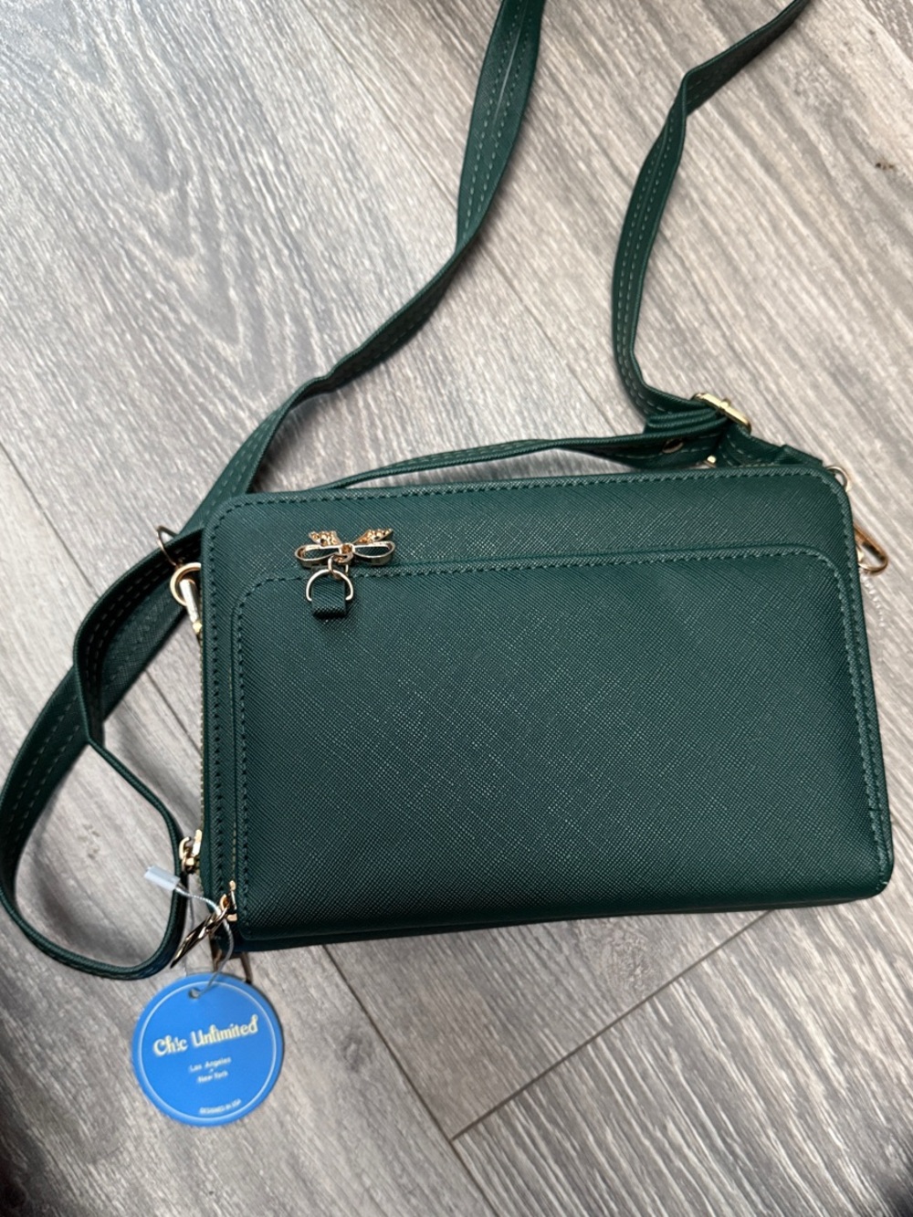 Emerald Green Crossbody Bag